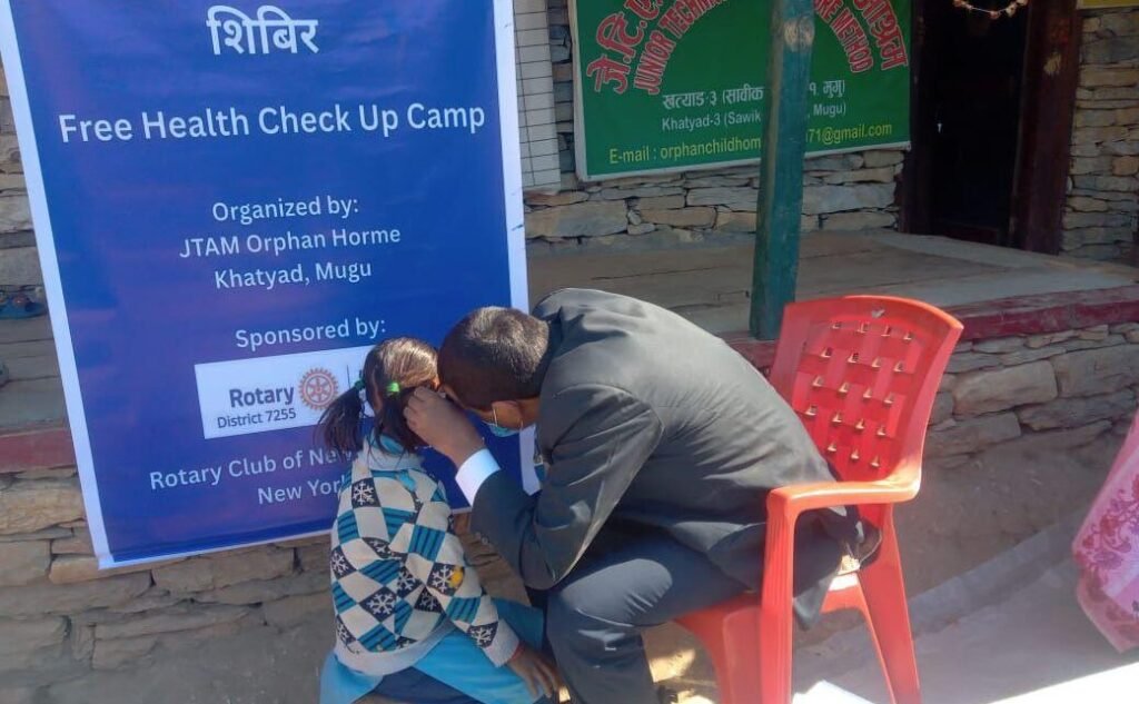 Health checkup at rural parts of Far-Western Nepal